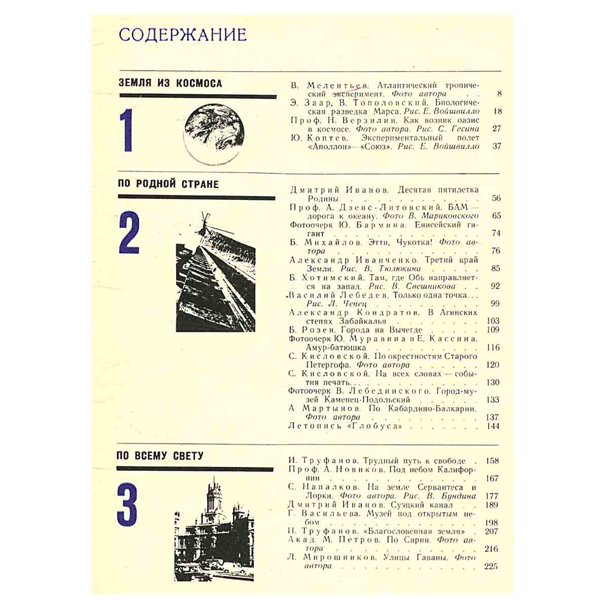 Глобус. 1976