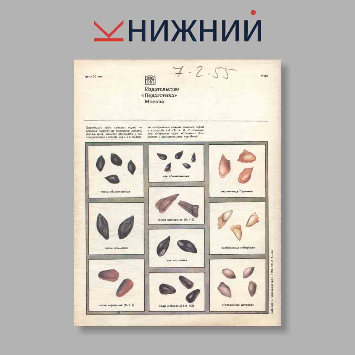 Журнал Школа и производство. Выпуск № 2, 1984
