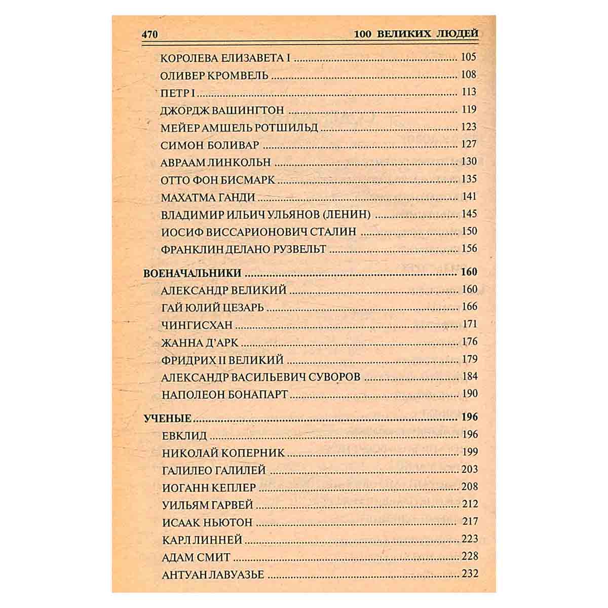 100 великих людей