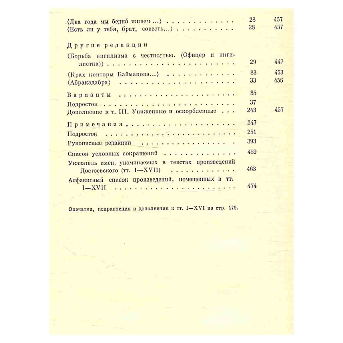 Ф. М. Достоевский. Собрание сочинений в семнадцати томах. Том 17