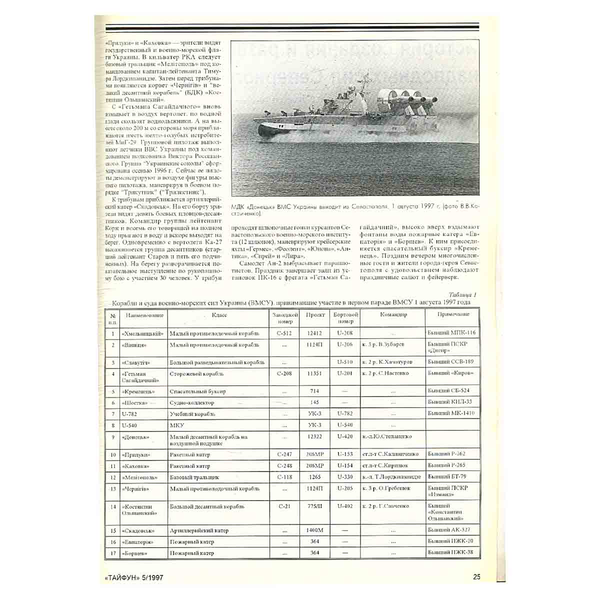 Журнал " Тайфун" 1997 № 5