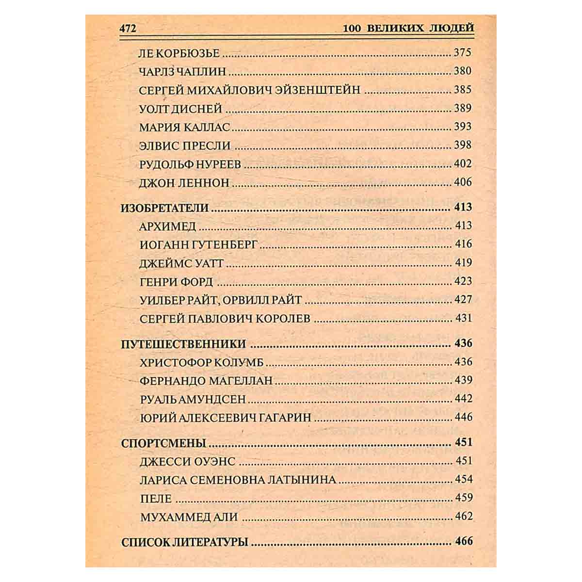 100 великих людей