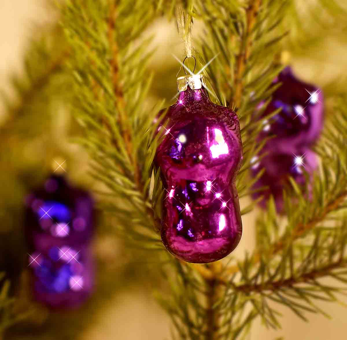 Елочная игрушка Мишка