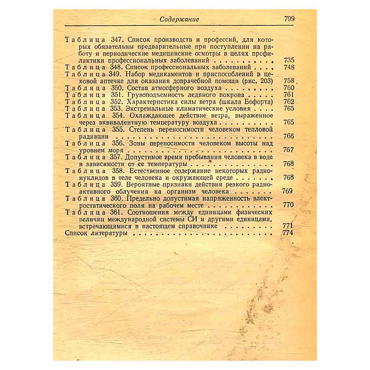 Справочник по технике безопасности