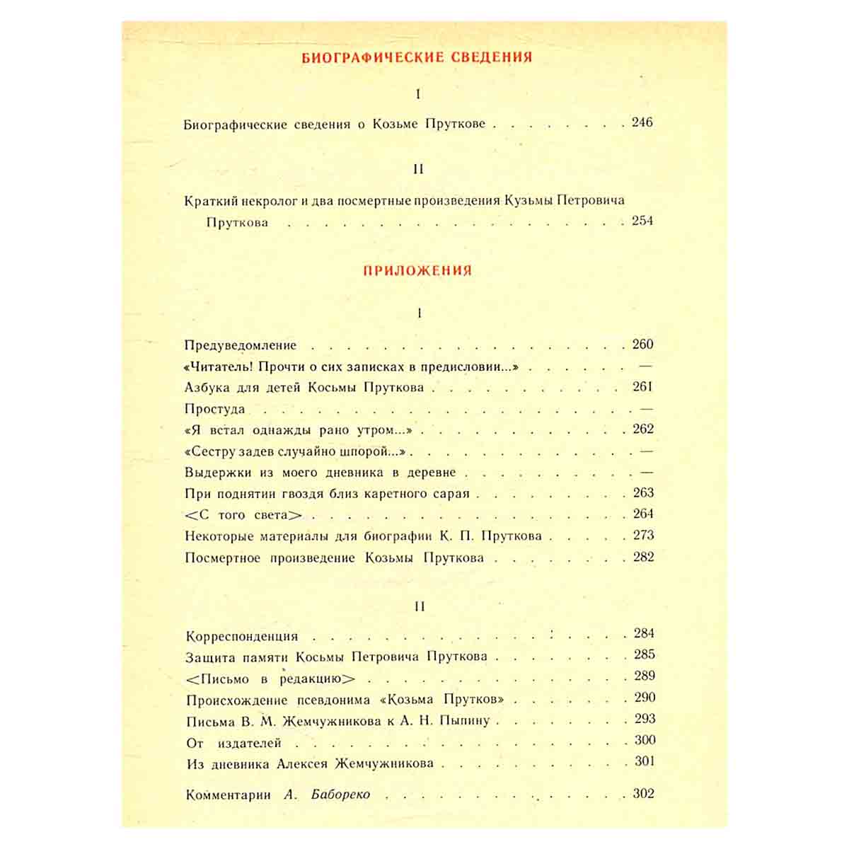 Сочинения Козьмы Пруткова