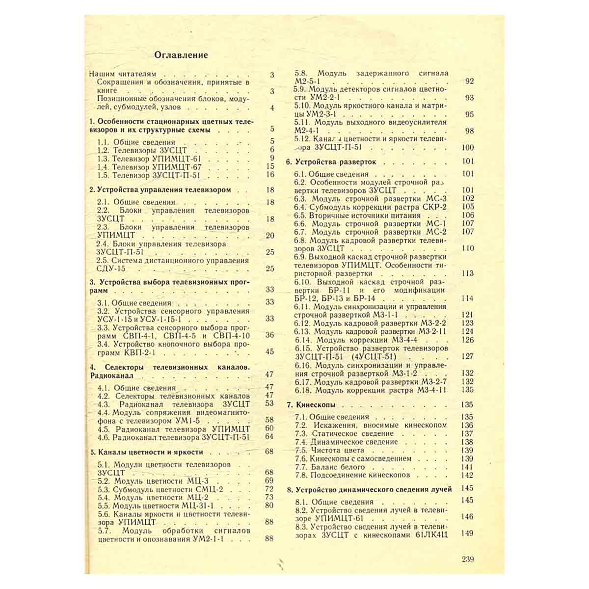 Цветные стационарные телевизоры и их ремонт