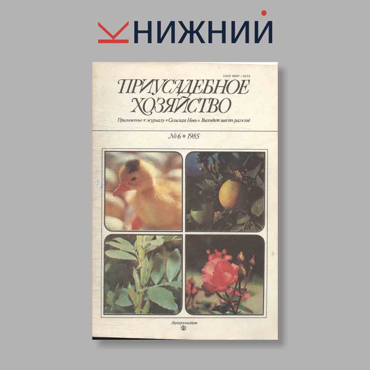 Журнал Приусадебное хозяйство. Выпуск № 6, 1985