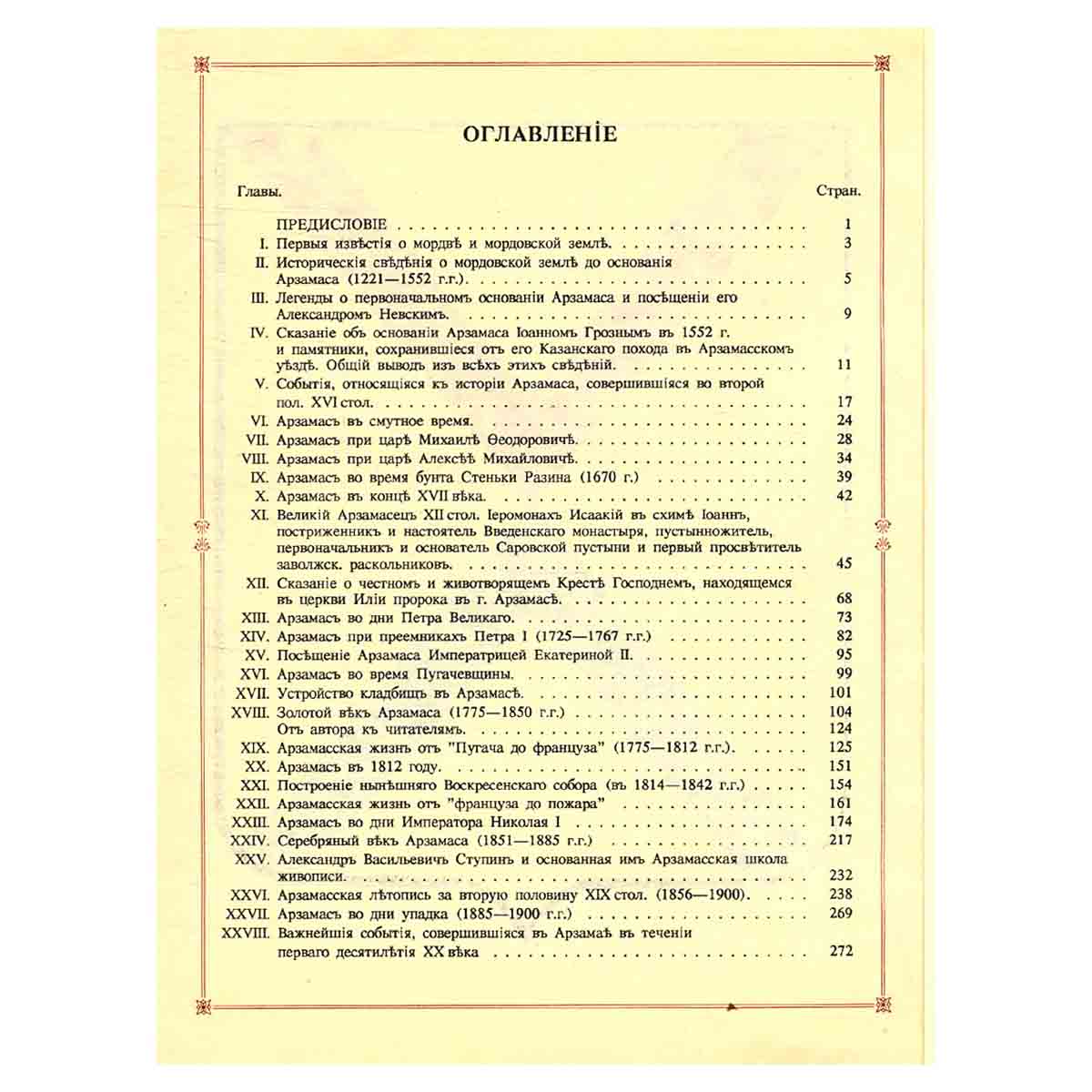Исторические сведения о городе Арзамасе