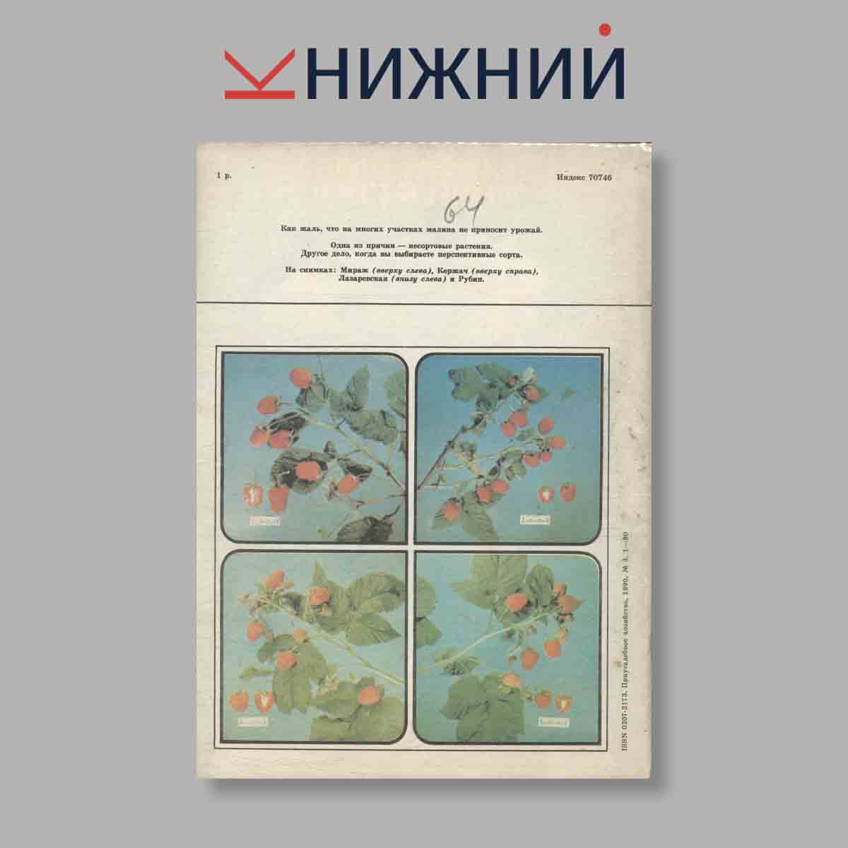 Журнал Приусадебное хозяйство.Выпуск №3 1990 год