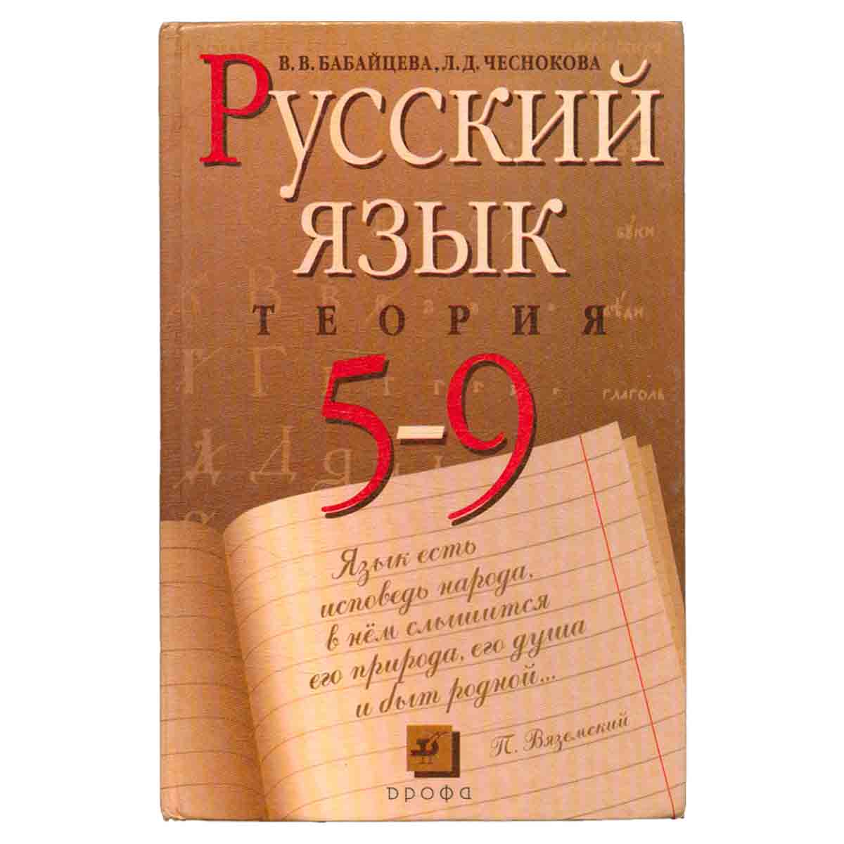 Русский язык. Теория. 5-9 классы