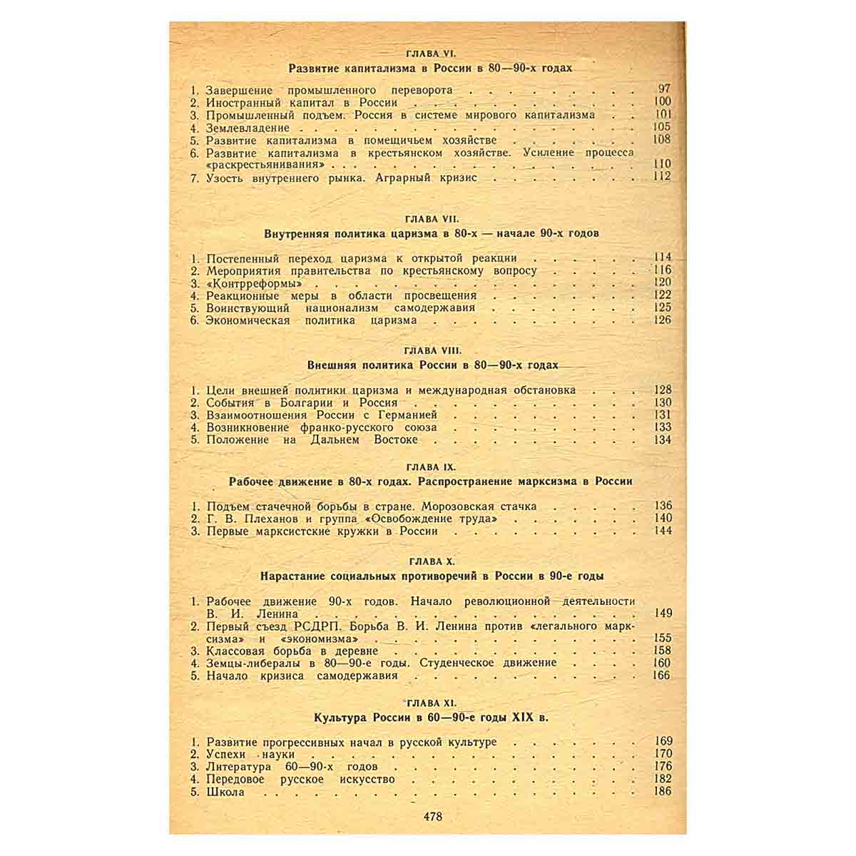 История СССР. 1861 - 1917