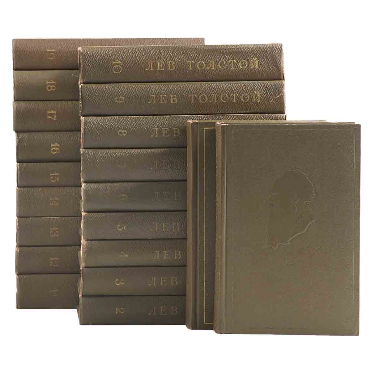 изображение книги Л. Н. Толстой. Собрание сочинений в 20 томах (комплект из 20 книг)