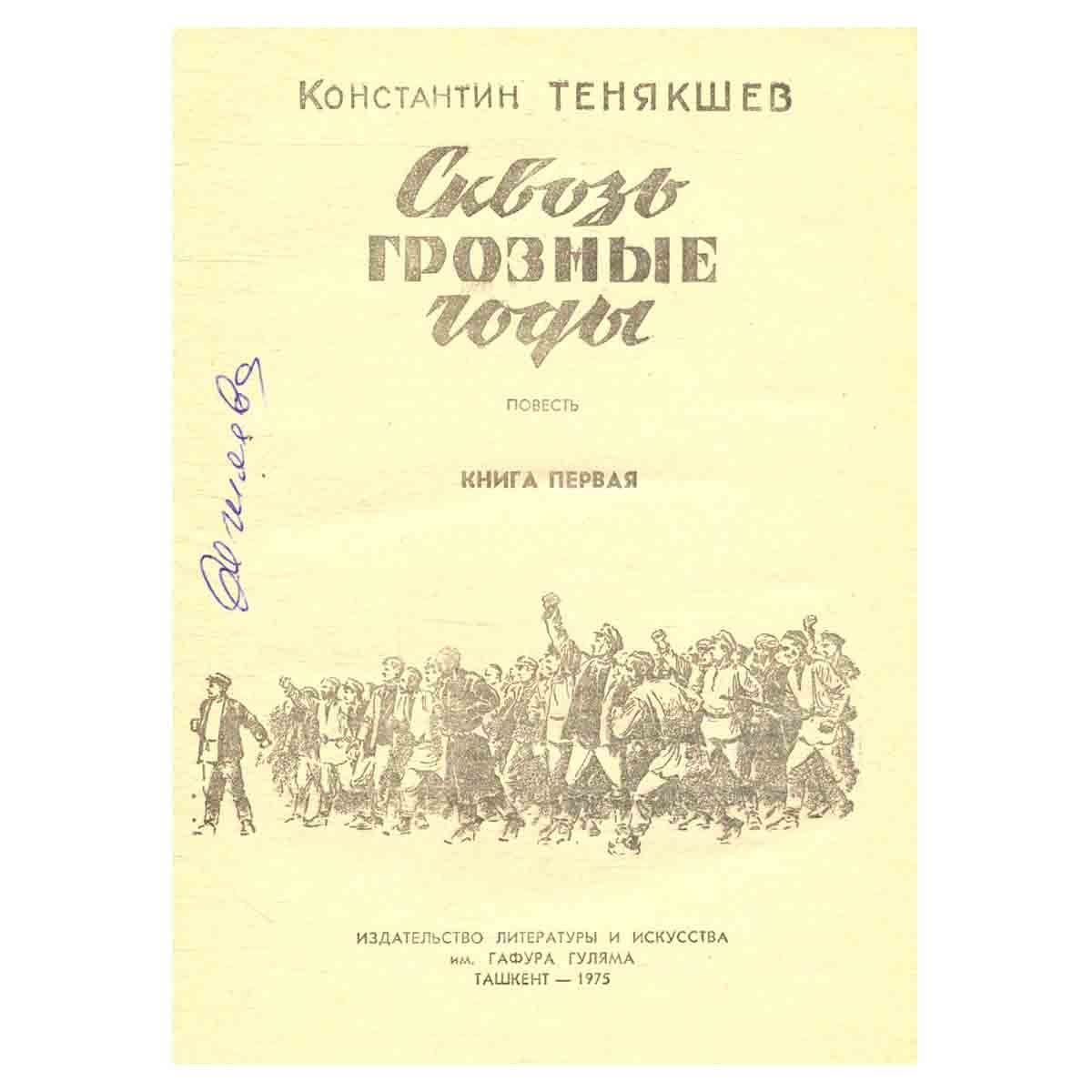 Сквозь грозные годы. Книга 1