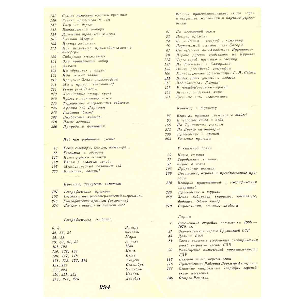 Земля и люди. 1971
