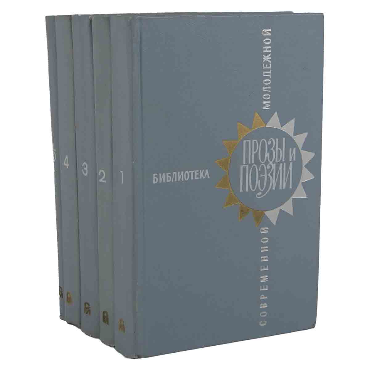 Библиотека современной молодежной прозы и поэзии (комплект из 5 книг)