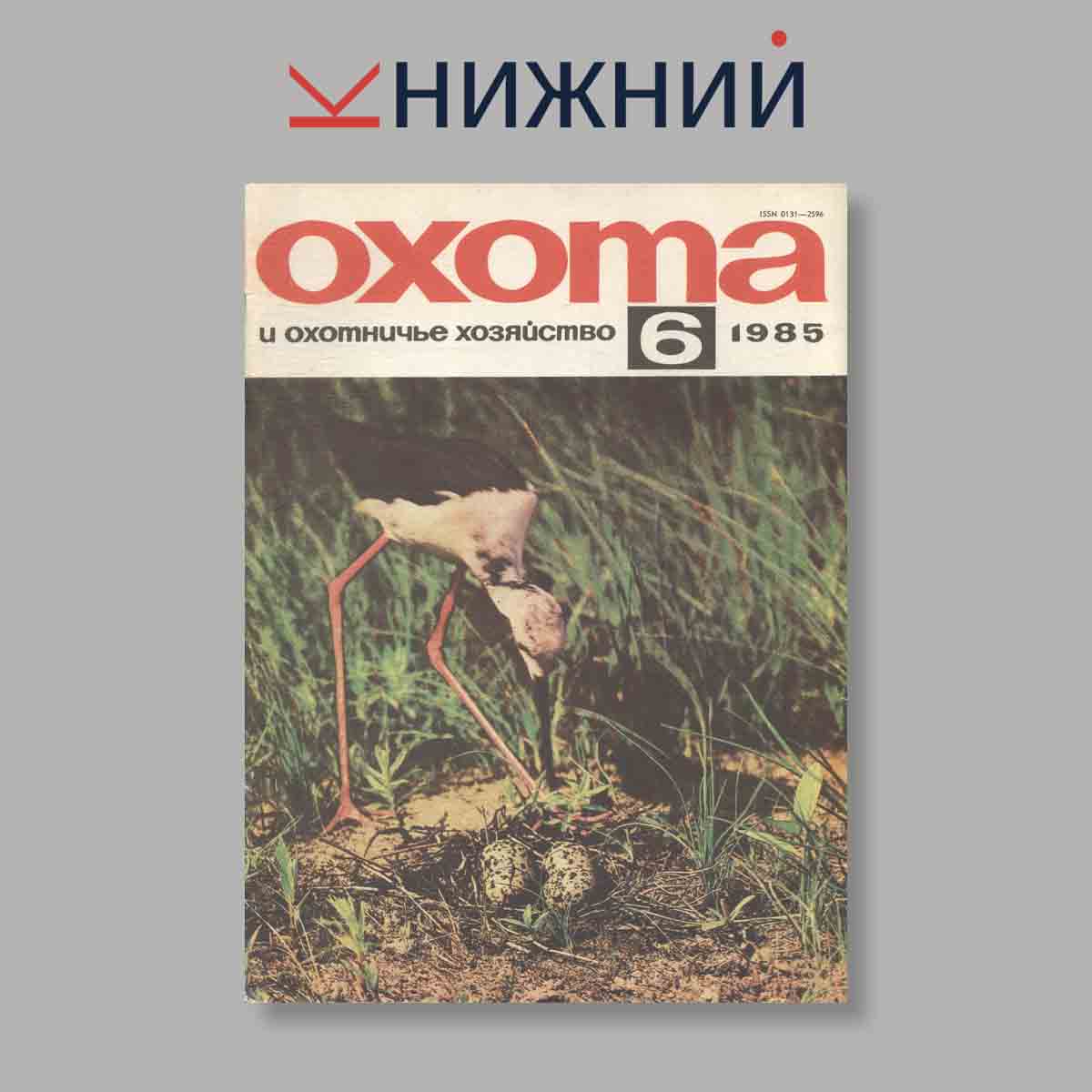 Журнал Охота и охотничье хозяйство. Выпуск № 6, 1985