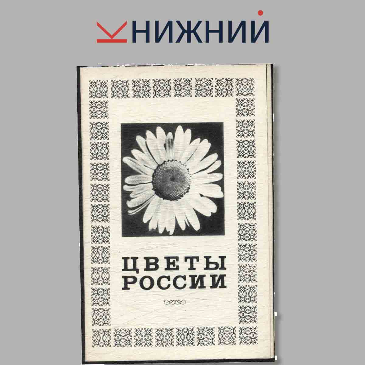 Набор открыток. Цветы России.