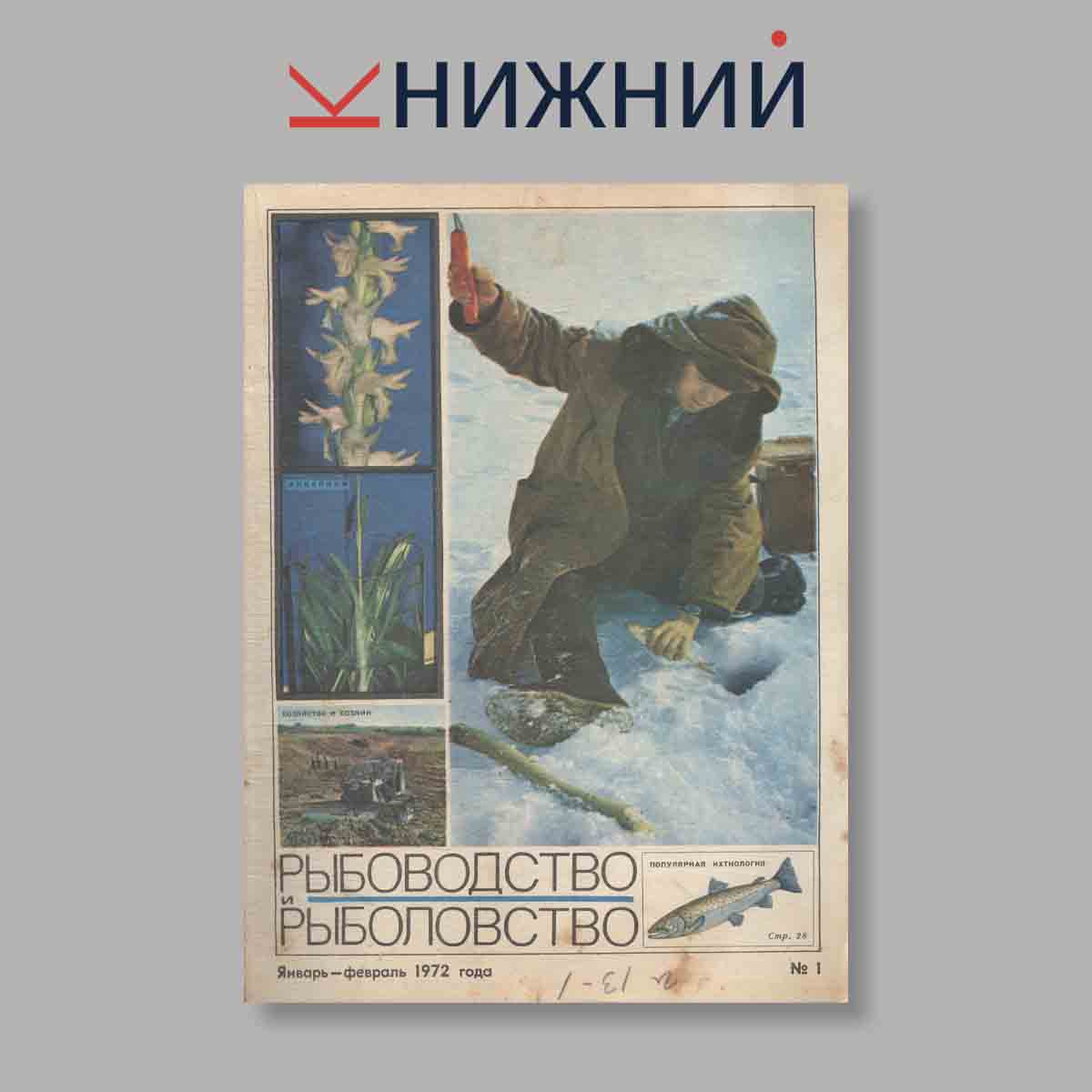 Журнал Рыбоводство и рыболовство. Выпуск № 1, 1972