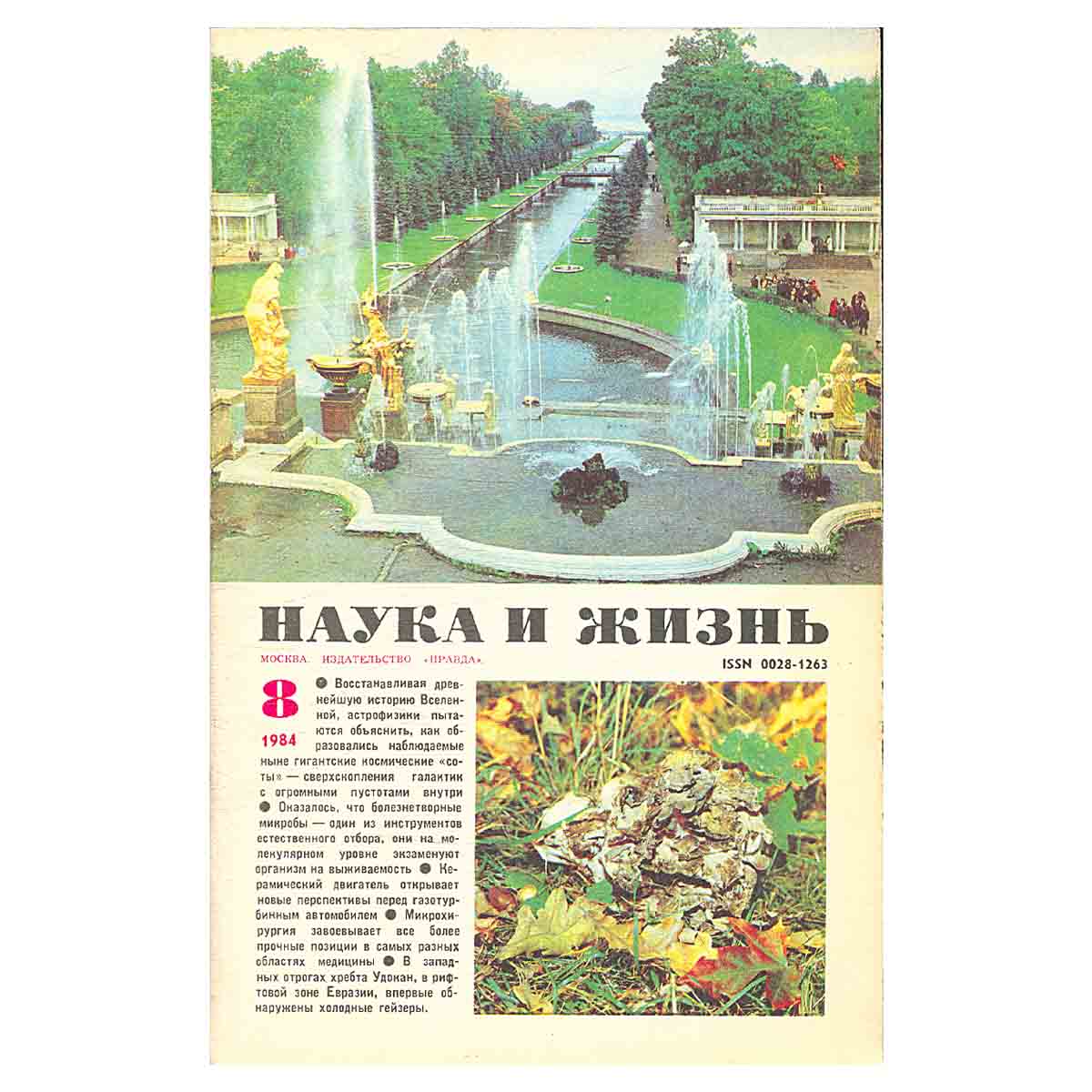 Журнал Наука и жизнь. №8, 1984