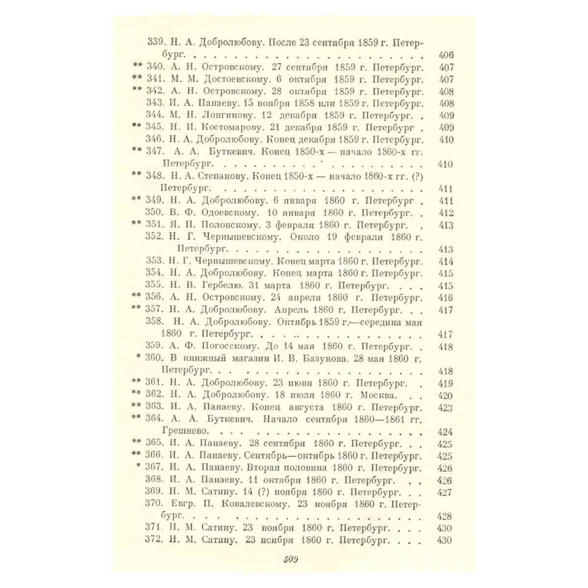 Н. А. Некрасов. Полное собрание сочинений и писем в 12 томах. Том 10. Письма. 1840-1862
