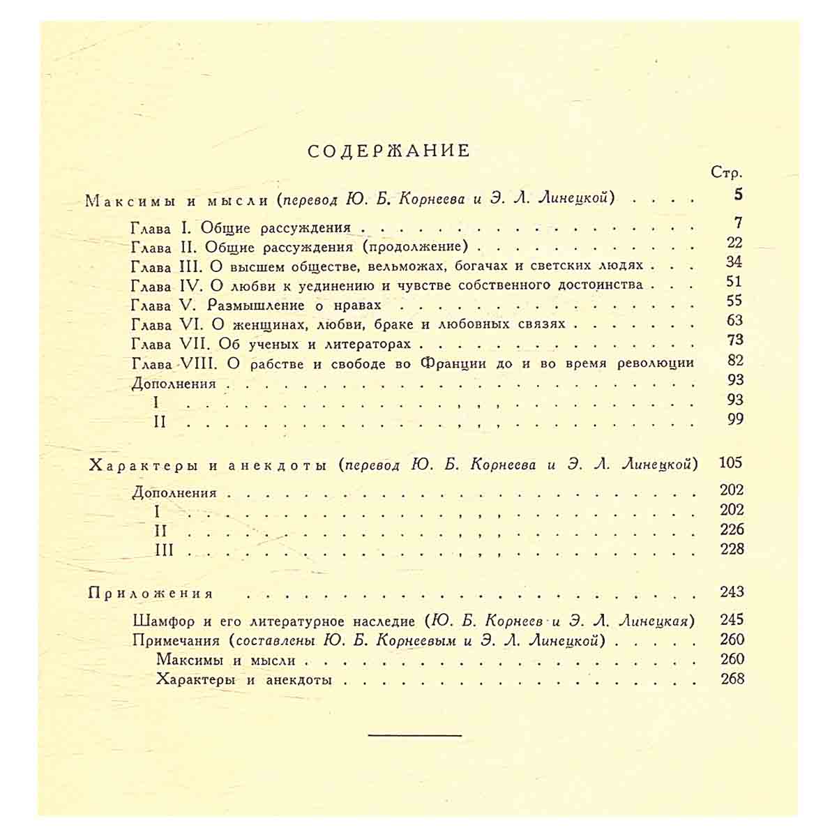Шамфор. Максимы и мысли. Характеры и анекдоты