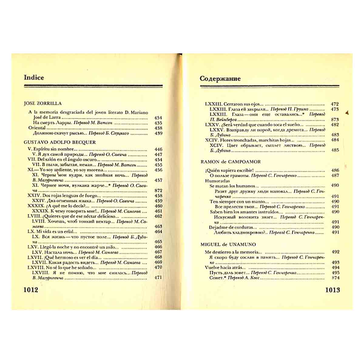 Испанская поэзия в русских переводах. 1792 - 1976