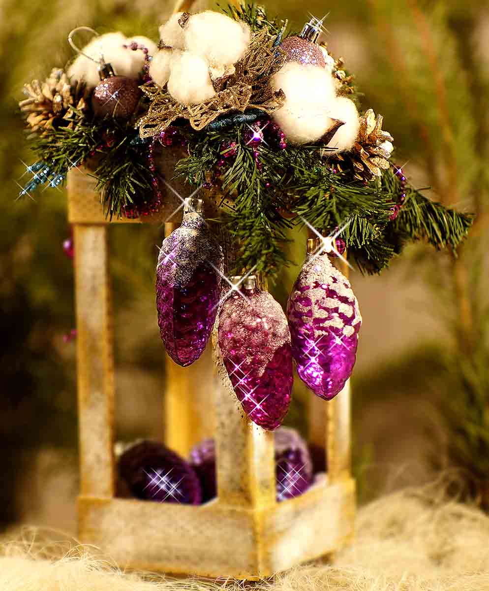 Елочная игрушка Шишка